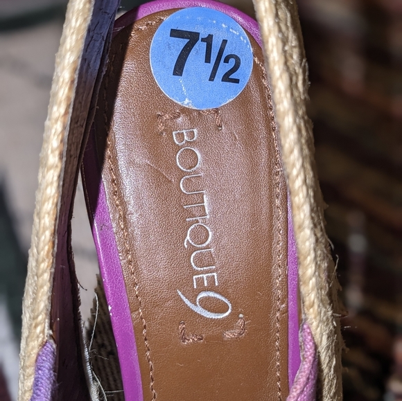 Size 7 1/2 Purple Heel - Picture 3 of 4